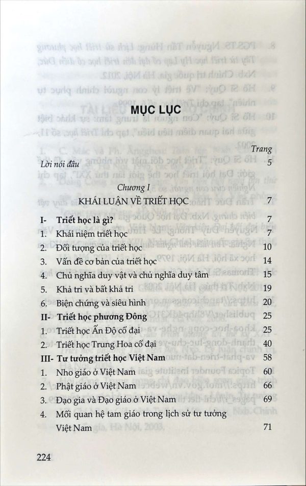 Giáo trình triết học (Dùng cho khối không chuyên ngành triết học trình độ đào tạo thạc sĩ, tiến sĩ các ngành khoa học tự nhiên, công nghệ)