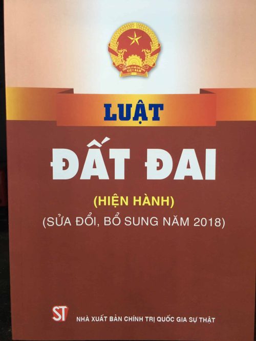 Luật Đất đai (hiện hành)(sửa đổi, bổ sung năm 2018)