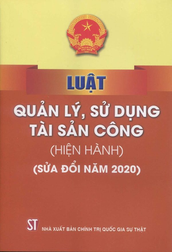 Luật quản lý, sử dụng tài sản công (hiện hành) (sửa đổi năm 2020)