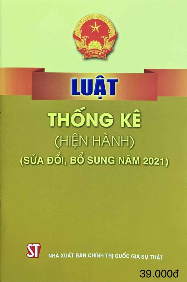 Luật Thống kê (hiện hành) (sửa đổi, bổ sung năm 2021)