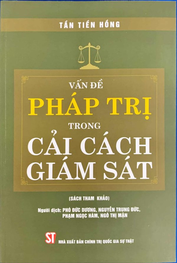 Vấn đề pháp trị trong cải cách giám sát (Sách tham khảo)