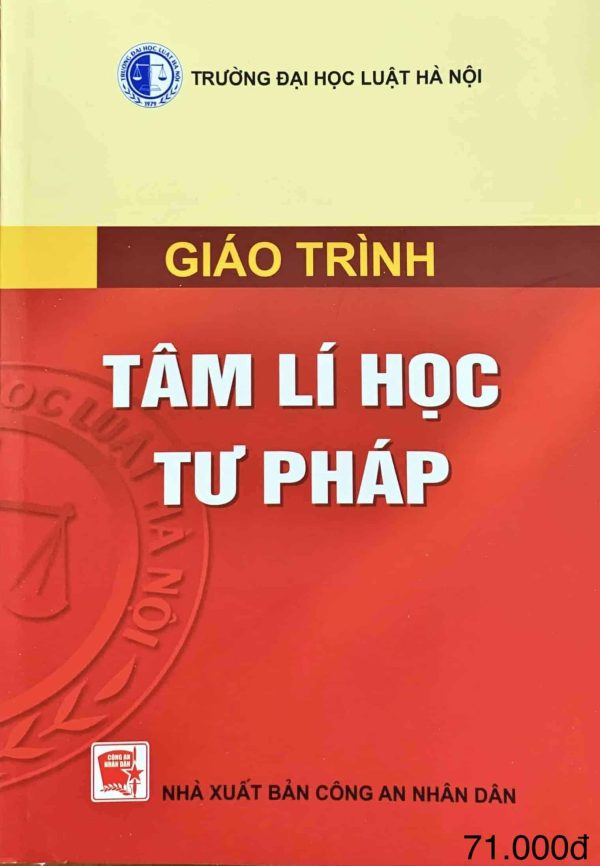 Giáo trình tâm lý học tư pháp
