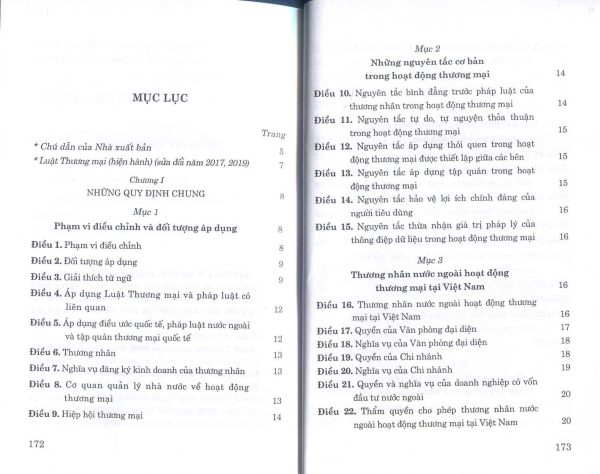 LUẬT THƯƠNG MẠI (HIỆN HÀNH) (SỬA ĐỔI NĂM 2017,2019)