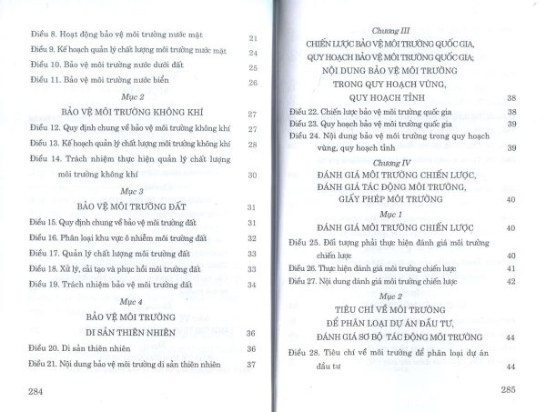 Luật Bảo vệ môi trường (Hiện hành)