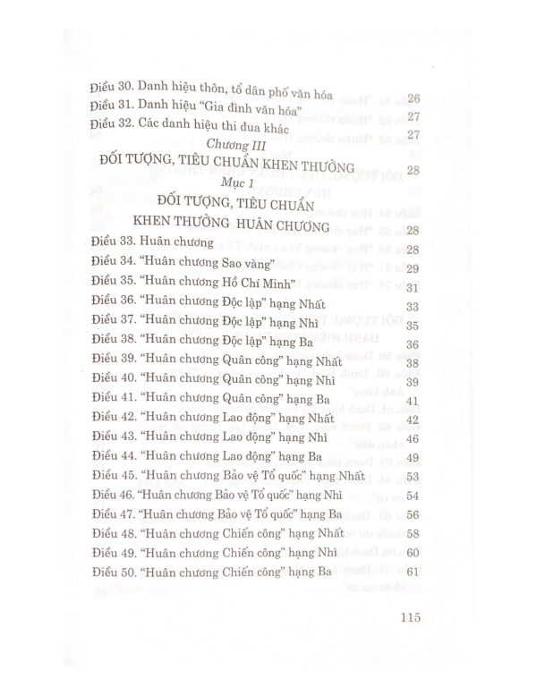 Luật Thi đua, khen thưởng