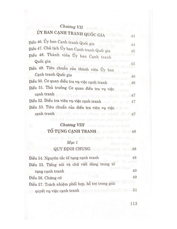 Luật Cạnh tranh (hiện hành)