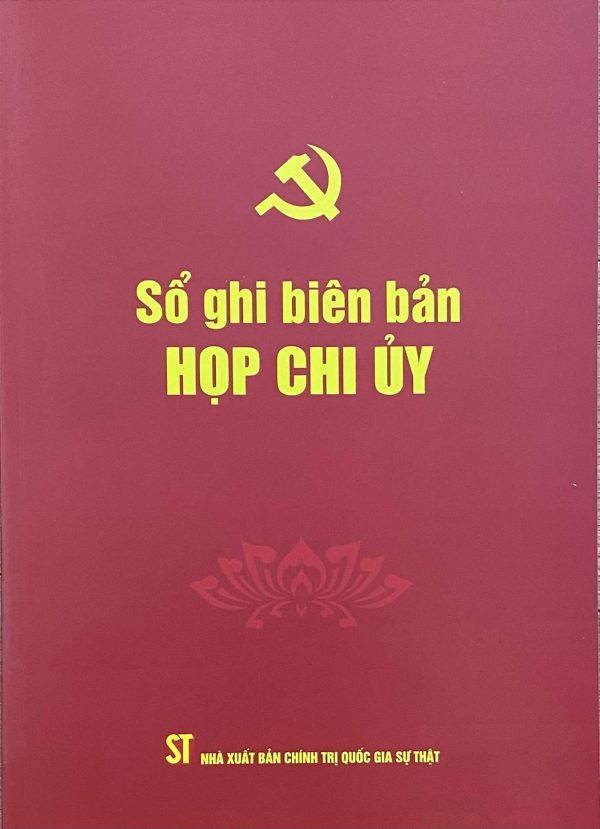 Sổ ghi biên bản họp chi ủy