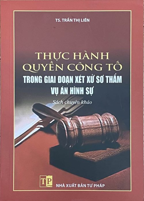 Thực hành quyền công tố trong giai đoạn xét xử sơ thẩm vụ án hình sự (Sách chuyên khảo)