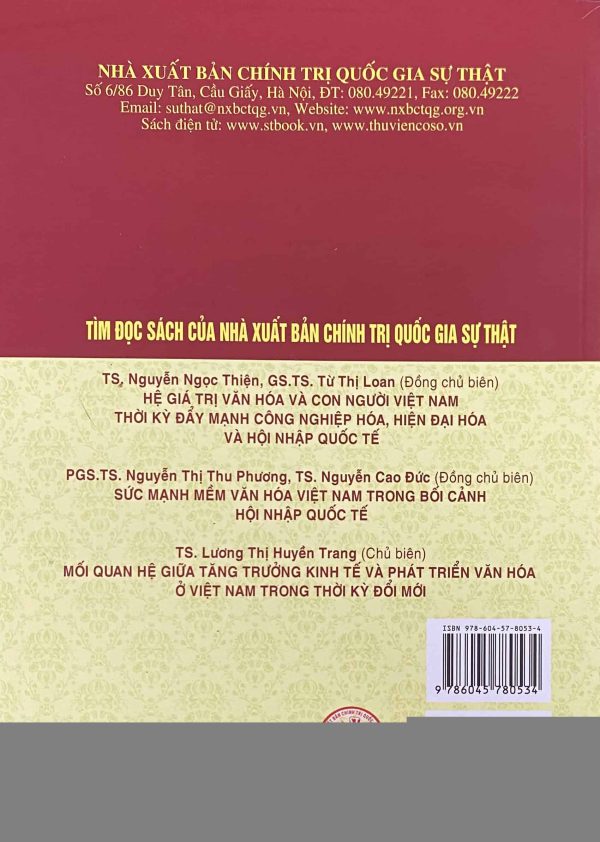Văn hóa và triết lý phát triển trong tư tưởng Hồ Chí Minh (Xuất bản lần thứ ba, có sửa chữa, bổ sung)