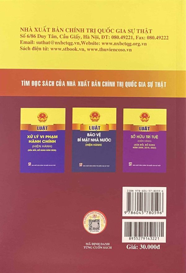 Luật xuất bản (Hiện hành) (Sửa đổi, bổ sung năm 2018)