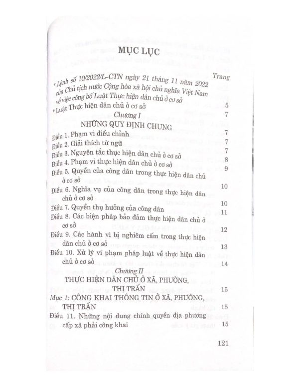 Luật thực hiện dân chủ ở cơ sở