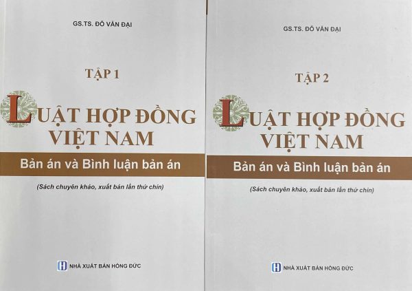 Luật hợp đồng Việt Nam Bản án và Bình luận bản án bộ 2 tập