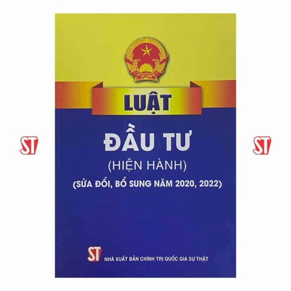 Luật Đầu tư (Hiện hành) (Sửa đổi, bổ sung năm 2020, 2022)