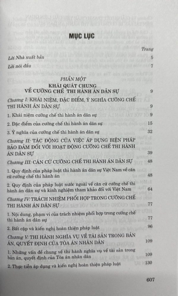 Pháp luật về cưỡng chế Thi hành án dân sự