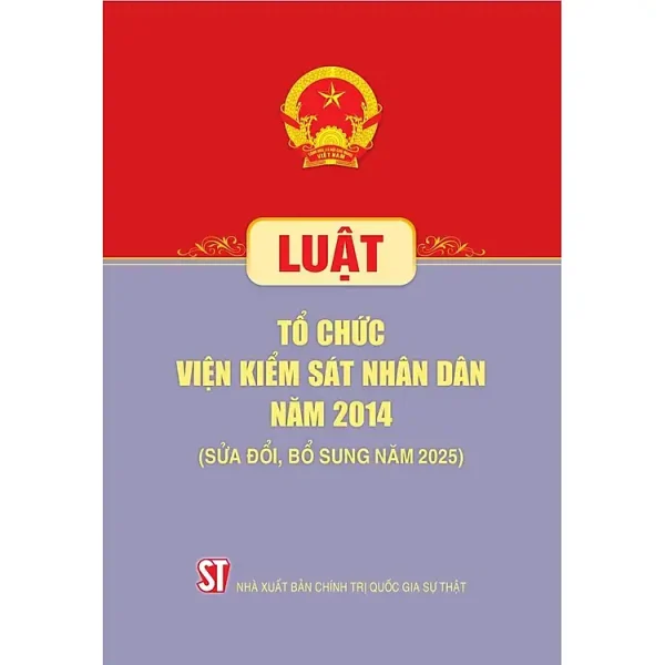 luật tổ chức viện kiểm sát nhân dân năm 2014 (sđ, bs năm 2025)