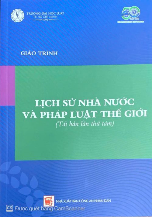 giáo trình lịch sử nhà nước và pháp luật thế giới(Tái bản lần thứ tám)