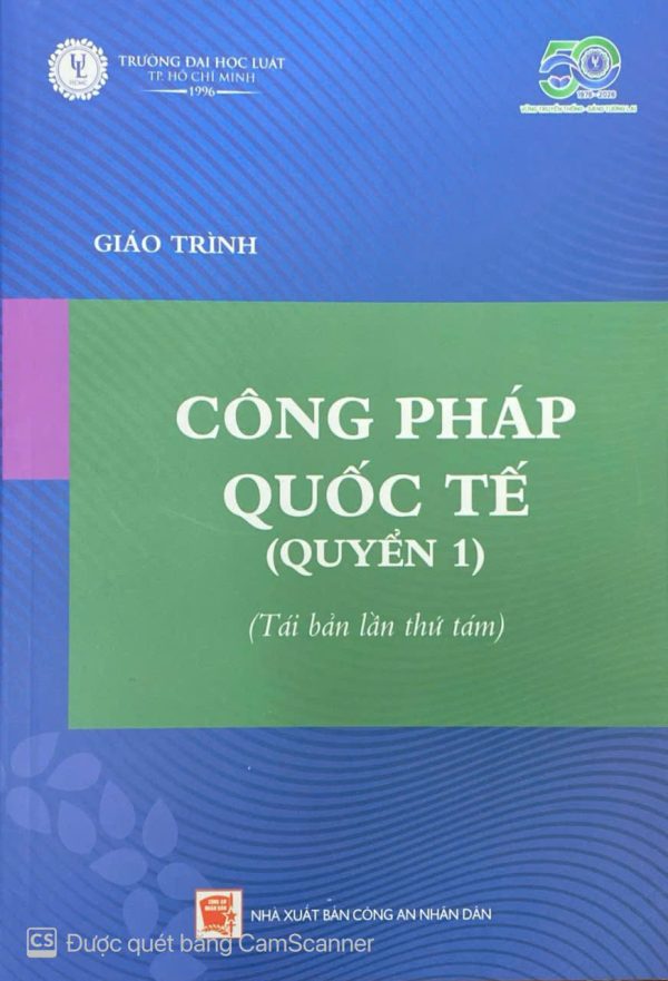 giáo trình công pháp quốc tế( quyển 1)(tái bản lần thứ tám)