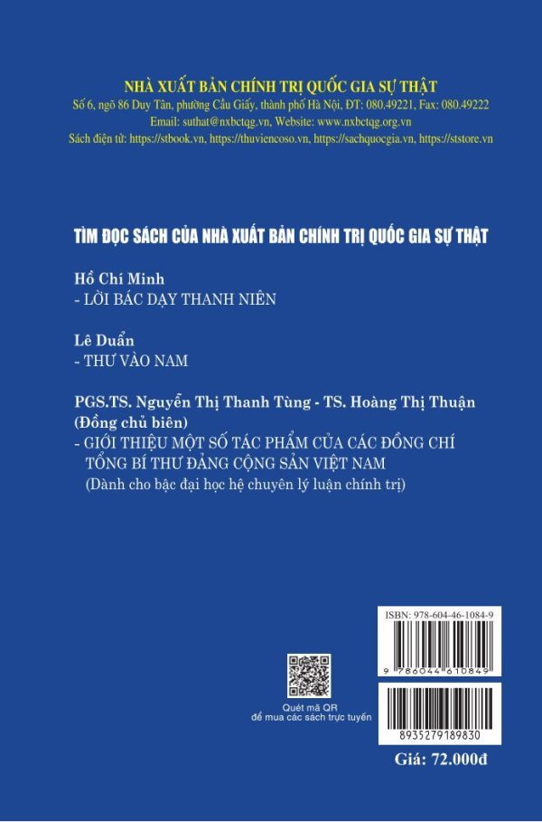 Tiền đồ rực rỡ của Tổ quốc Việt Nam xã hội chủ nghĩa nằm trong tay thế hệ trẻ